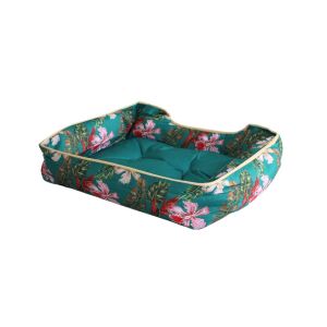 Pets Collection floral green dog bed, 50x40cm - Dog Bed