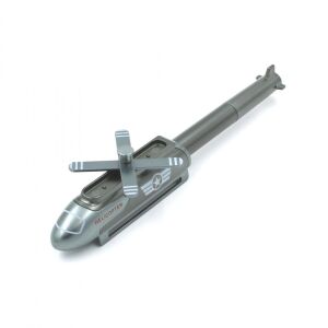 Забавна сива химикалка хеликоптер с LED