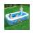 Bestway inflatable pool, 229 cm x 152 cm x 56 cm, with underwater sea creatures design, kids playing in the pool