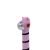 Close-up of Pink Zebra Pen Head - Funny Animal Pen