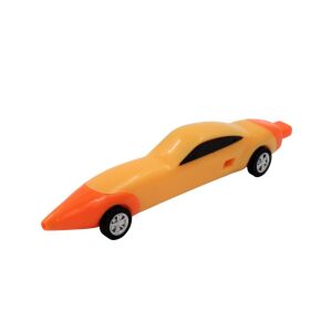 Pomarańczowy długopis w kształcie samochodu wyścigowego - Nowatorski przyrząd do pisania - Myto