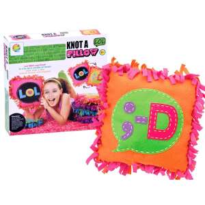 Knot a Pillow LOL kreatív készlet, készítsd el saját párnát filc darabokból és hímzéssel, minden szükségeset tartalmaz, nagyszerű gyerekeknek - Kreatív játék