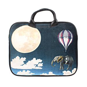Bunte Samt-Laptoptasche für Damen, DREAM 14"