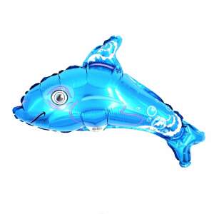 Zoo dla dzieci Balon Niebieski delfin