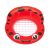 Top view of Bestway Baby Pool with Sunshade, Ladybug Design