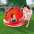 Baby enjoying Bestway Ladybug Pool with Sunshade