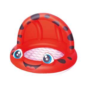 Bestway red inflatable baby pool with canopy, 97 x 66 cm - Garden Pool