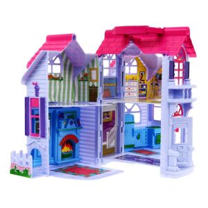 SFL Babaház plastic dollhouse open view - Dollhouse
