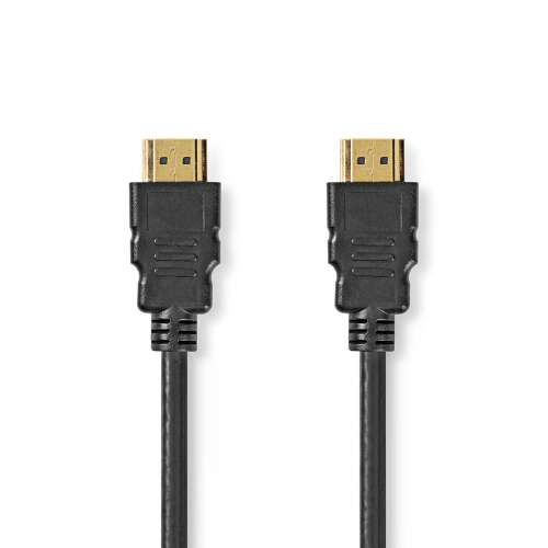 Cablu HDMI™ de ultra mare viteză | Conector HDMI™ | Conector HDMI™ | Conector HDMI™ | 8K@60Hz | 48 Gbps | 1,00 m | Rotund | 6,0 mm | Negru | Cutie