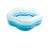 Intex Star Family Pool 185x180cm, inflatable kiddie pool, top view