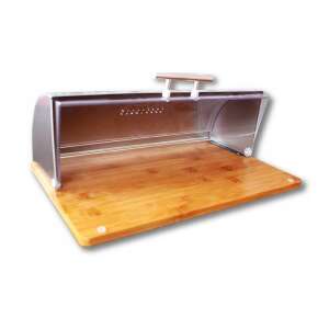 Bamboo Bread Bin with Decorative Cover