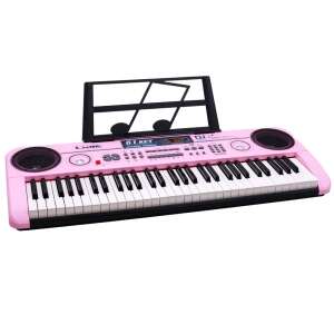 Lijia 61 billentyűs rózsaszín elektronikus szintetizátor - Ramiz