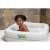 Bestway inflatable baby pool in use with child