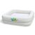 Bestway Scrub-A-Dub inflatable baby bathtub, square white tub