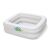 Bestway inflatable square baby tub, white infant bathtub