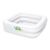 BestWay inflatable pool, square, 86 x 25 cm, white 134379227