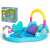 Bestway Magic Unicorn inflatable pool with slide and basketball hoop, 274 x 198 x 137 cm