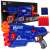 Blaze Storm Manual Soft Bullet Gun Toy with 10 Soft Bullets, Blue and Orange, Ages 8+