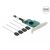 Delock 89051 4xSATA 6Gb/s RAID/HyperDuo low profile PCI Express kártya 101471085