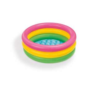 Intex Sunset Glow inflatable baby pool, pink, yellow, green, 61 x 22 x 15 cm - Pool and Beach Toy