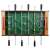Csocsóasztal Retro foosball table top view, green playing field, wooden frame
