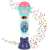 Pink and blue toy microphone with 20 melodies and voice changer, Kaichi Happy Children Music Microphone
