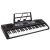 Angled view of MQ 61-key electronic keyboard synthesizer