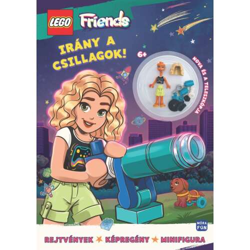 Lego Friends - Irány a csillagok! - Nova és a teleszkópja minifigurával