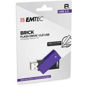 EMTEC Brick 8GB USB 2.0 pendrive, lila - Pendrive