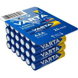 24 db VARTA Longlife Power AAA alkáli elem - Varta Elem