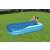 Woman installing Bestway pool cover on inflatable pool