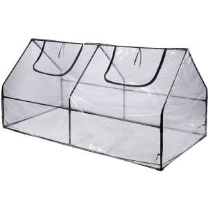 GardenLine mini greenhouse with two entrances, transparent mesh, 120 x 60 x 60 cm - GardenLine
