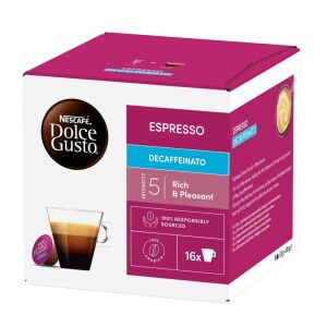 NESCAFÉ Dolce Gusto Espresso Decaffeinato Kávékapszula, 16 darab - Kávépárna & Kávékapszula