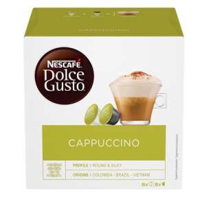 Nescafé Dolce Gusto Cappuccino kávékapszulák, 8 csomag 2 kapszulával - Kávépárna & Kávékapszula