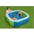 Children playing in Bestway Inflatable Square Kiddie Pool with Windows