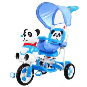 Vegatoys panda tricycle with canopy, blue - Nonbrand Tricycle