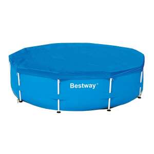 Bestway 305 cm round pool cover, blue, for above ground pools - Pool Cover