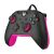 PDP Fuse Kabelgebundener Xbox Controller - Schwarz und Pink, schräge Ansicht