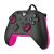PDP Fuse Kabelgebundener Xbox Controller - Schwarz und Pink, schräge Ansicht