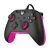 PDP Fuse Kabelgebundener Xbox Controller - Schwarz und Pink, schräge Ansicht