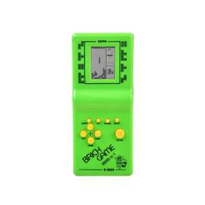 Klasszikus tetris játék zöld színben 14cm