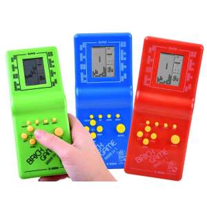Zöld, kék és piros Brick Game 9999 in 1 kézi játék konzolok - Ramiz