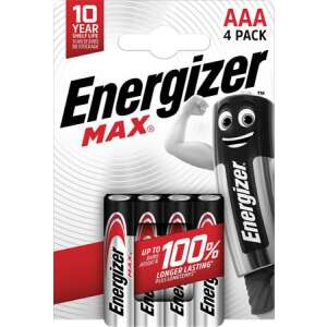 Elem, AAA mikro, 4 db, ENERGIZER "Max" 94306537 