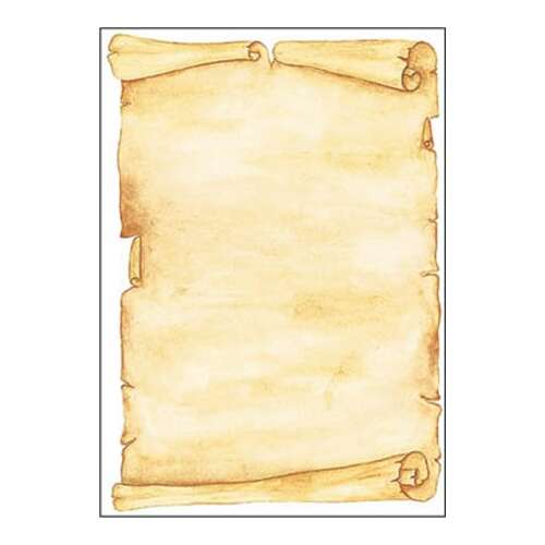 SIGEL Oklevél Pergamen előnyomott papír, A4 méret, 90g, pergamen stílusban