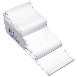 Victoria Paper Leporelló fanfold nyomtatópapír, 240 mm, 6 hüvelyk, 4 példány - Leporelló nyomtatópapír