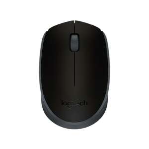 Egér, vezeték nélküli, optikai, közepes méret, USB, LOGITECH "M171", fekete 94378324 - Logitech Egér