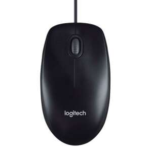 Logitech M100 vezetékes optikai egér, fekete - Logitech Egér