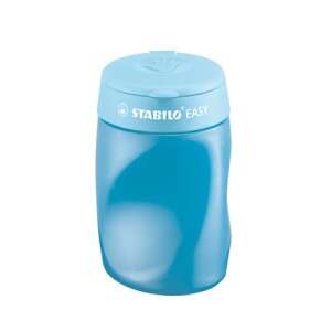 Hegyező, háromlyukú, tartályos, jobbkezes, STABILO "Easy", kék 94307458 - STABILO