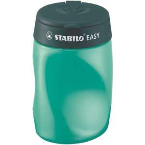 Hegyező, háromlyukú, tartályos, balkezes, STABILO "Easy", olajzöld 94307459 - STABILO