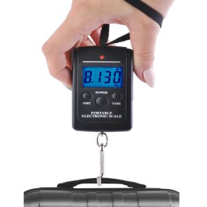 Digitális Függőmérleg - 40 kg 127946606 - Bőrönd kiegészítő